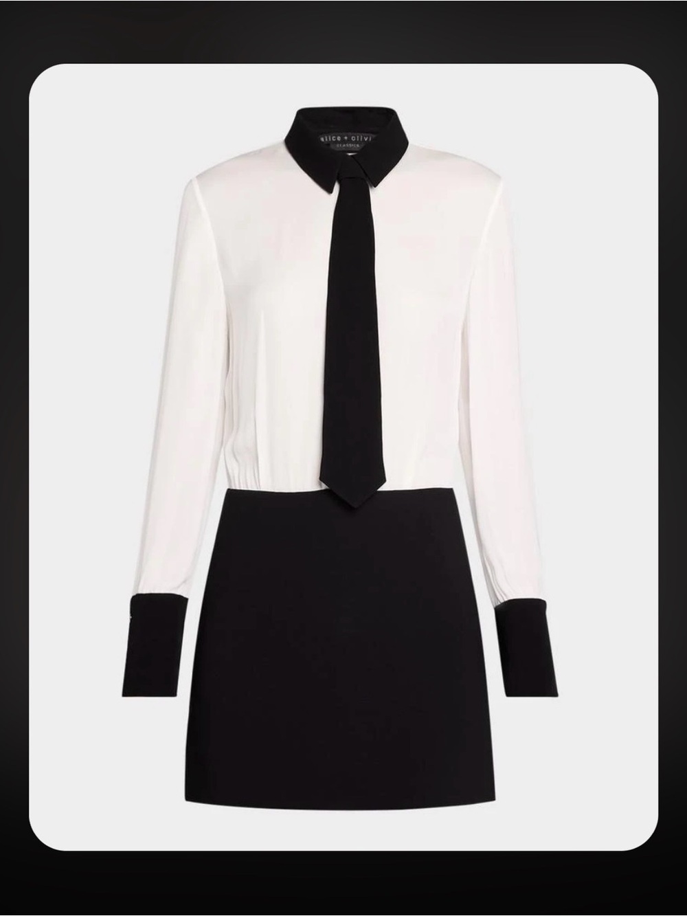 NWT! Alice + Olivia Mattie Shirtdress size 6